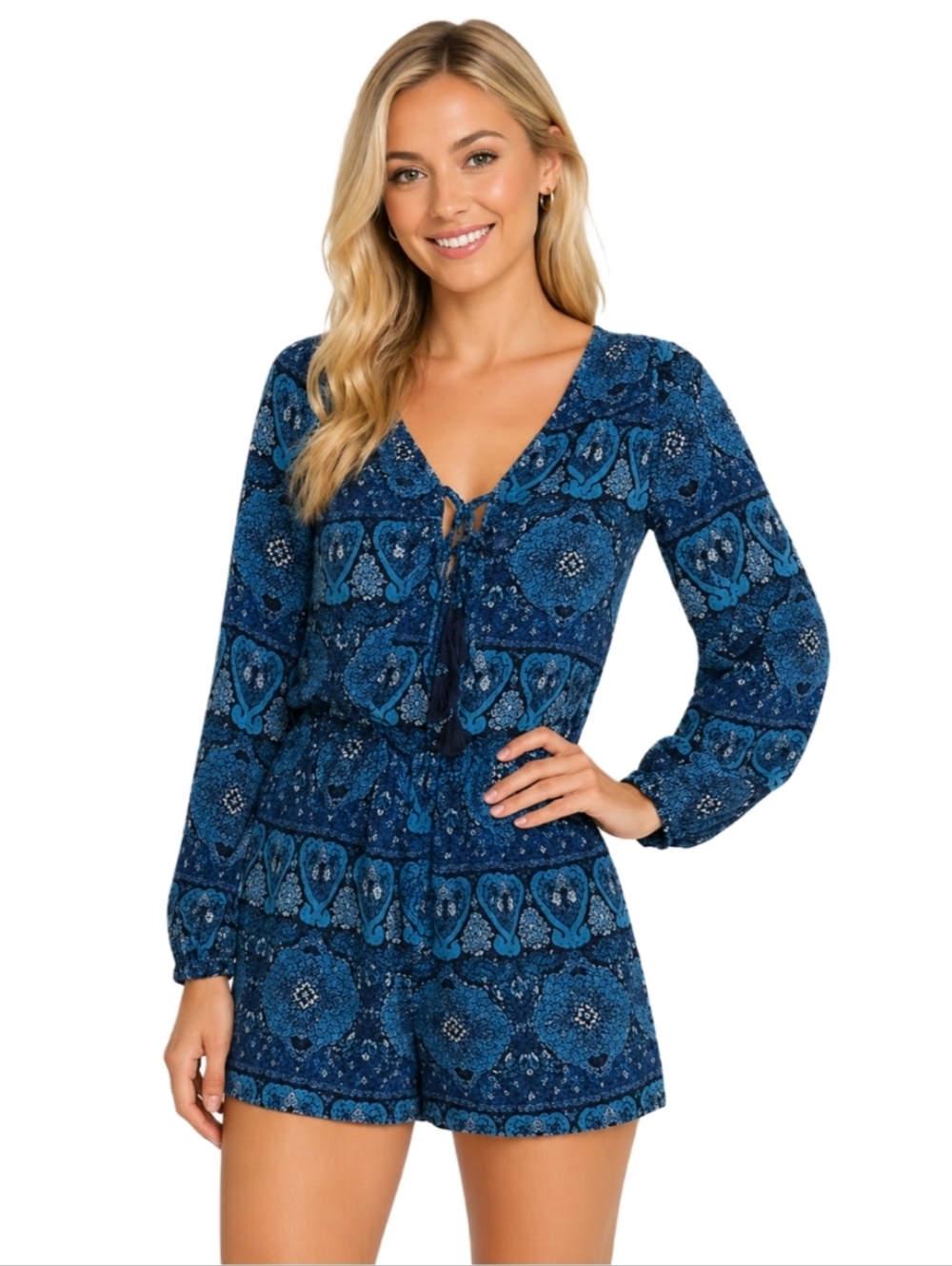 Hollister Patterned Romper